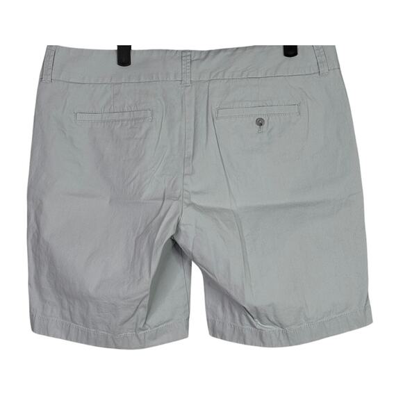 J. Crew 9" Frankie Stretch Chino Casual Mid Rise Shorts Pockets 12 Light Grey - Picture 11 of 15